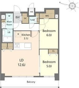 S-RESIDENCE上社南amante(アマンテ)の間取り