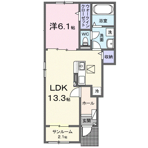 アンフィニ　リアンの間取り