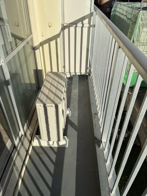 三田向原コーポのバルコニー