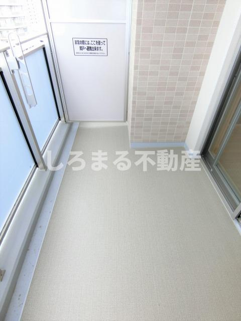 ザ・パークハビオ天満橋のバルコニー