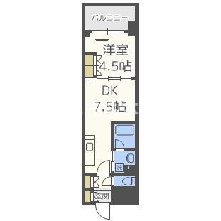 ザ・パークハビオ天満橋の間取り
