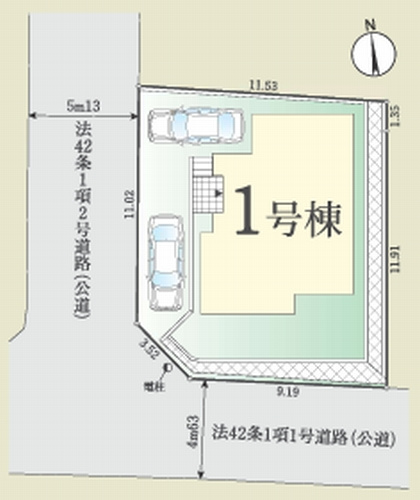 【仲介手数料０円】海老名市東柏ヶ谷4期　新築一戸建ての区画図|海老名市東柏ヶ谷4期　新築一戸建て