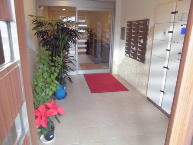 シュポール清澄白河のエントランス