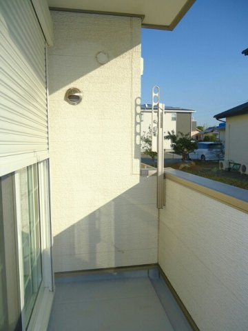 スクエア２１のバルコニー|陽当たり良好なバルコニーです