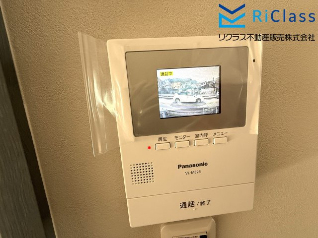 新築戸建　神戸市北区鈴蘭台東町６丁目1のセキュリティ|TVモニター付きインターホンです