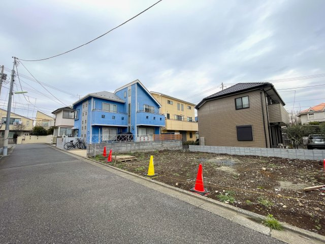 世田谷区桜上水2丁目　広々10ｍ間口×土地36坪超　建築条件なし　限定1区画の前面道路含む現地写真