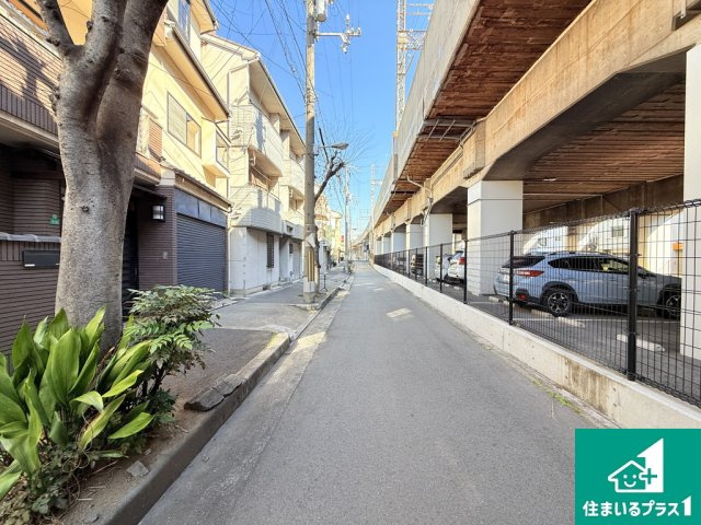 浜口東３丁目　中古戸建の前面道路含む現地写真