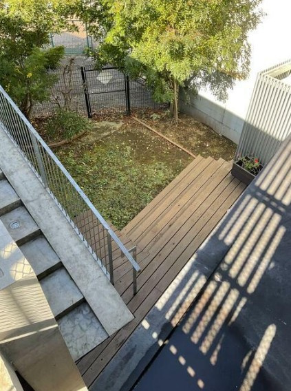 西保木間貸家の庭|写真は以前のものを使用しています。