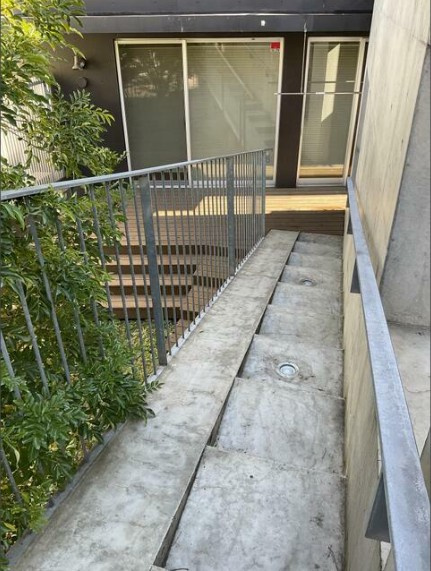 西保木間貸家の庭|写真は以前のものを使用しています。