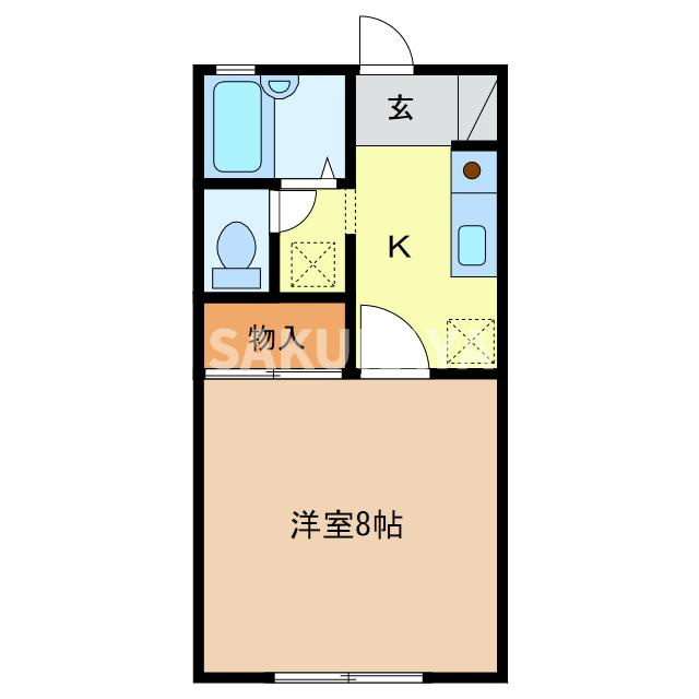 メゾンパスポートＡ棟の間取り