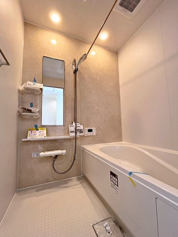 新築戸建・新築建売　福島市森合字北谷地　森合小学校・第四中学校の浴室|一日の疲れを癒してくれるお風呂時間をお楽しみください！