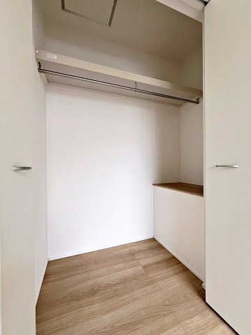 新築戸建・新築建売　福島市森合字北谷地　森合小学校・第四中学校の収納|大容量のクローゼット収納付き！収納が多いと室内もすっきりです！