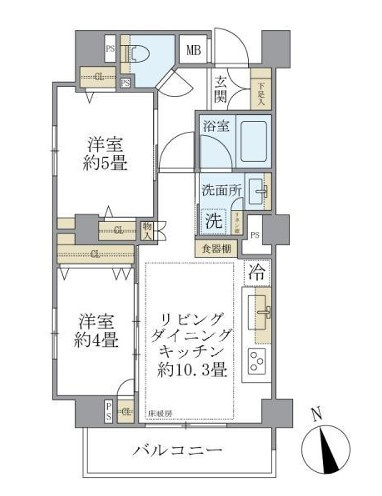 ディアスタ早稲田諏訪通りの間取り