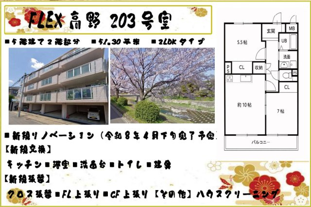 FLEX高野の間取り