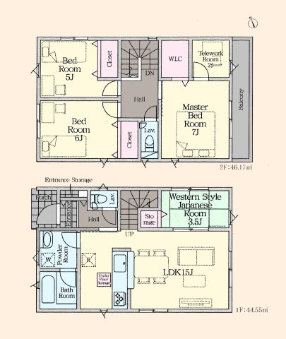 【間取り】 | 加須市南町　新築戸建　全3棟　3号棟