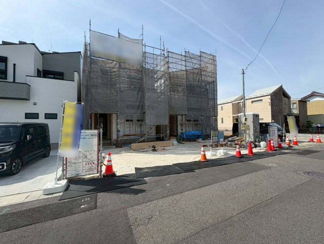 新築戸建　岐阜市六条東2丁目　全6区画分譲の外観|「現地（2026年2月24日）撮影」　
■外観写真　
■ヤマダ不動産　株式会社リライフ　