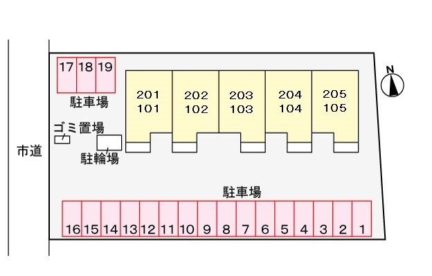 ベル・フランの区画図