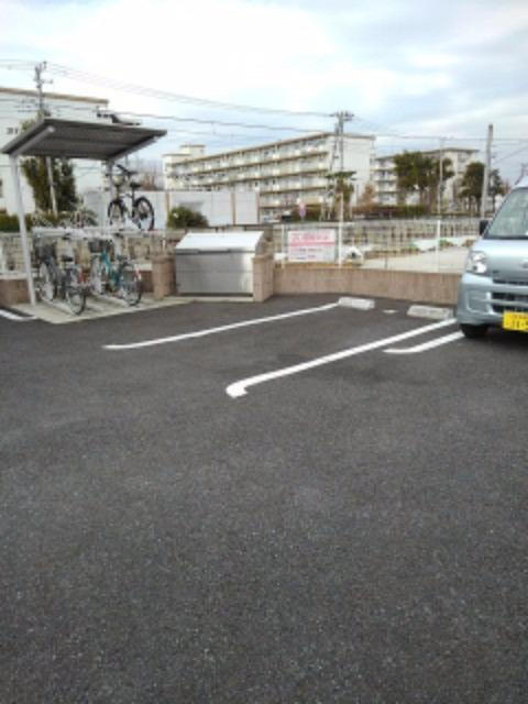 スカイマークの駐車場