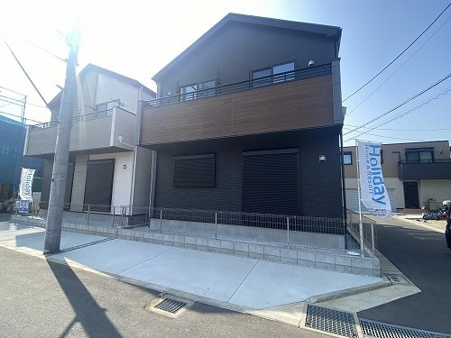 【外観】 | 【仲介手数料０円】茅ヶ崎市今宿4期　新築一戸建て　全2棟 | １号棟　茅ヶ崎市今宿4期　新築一戸建て　全2棟