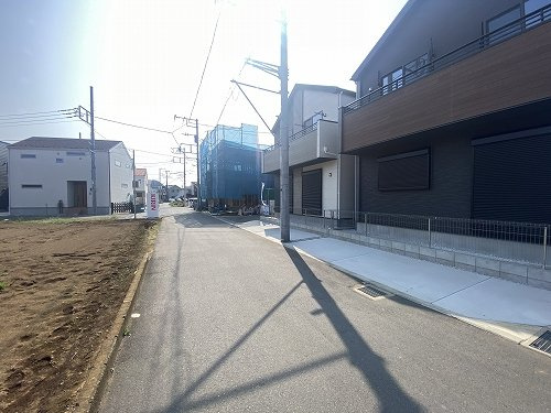 【前面道路含む現地写真】 | 【仲介手数料０円】茅ヶ崎市今宿4期　新築一戸建て　全2棟 | 茅ヶ崎市今宿4期　新築一戸建て　全2棟