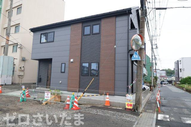 《仲介手数料無料》和光市新倉４丁目1-6新築一戸建てフィット エーの外観|西側の道路は現況砂利道です。