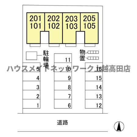 グランブルーの区画図|配置図
