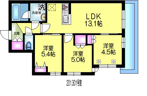 Ｇｒａｎｄ　Ｌｕｍｉｅｒｅの間取り