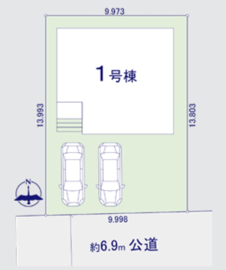 【区画図】 | 本庄市本庄2期　Terrechez　新築戸建　全1棟　1号棟