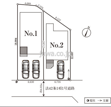 【新築分譲住宅】富士見市水谷東第10の区画図