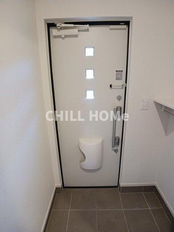 プレッソ高崎Ｆの玄関|当社、チルホームのHPもご覧ください(^^)/物件情報多数♪