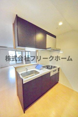 三鷹市大沢３丁目のアパートのキッチン|別部屋参考写真です。