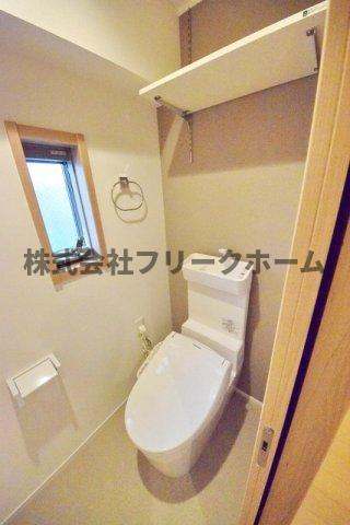 三鷹市大沢３丁目のアパートのトイレ|別部屋参考写真です。