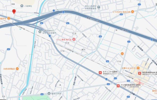 高砂市阿弥陀町魚橋（全４）土地　A号地の地図