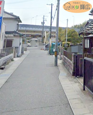 【前面道路含む現地写真】 | 高砂市阿弥陀町魚橋（全４）土地　A号地