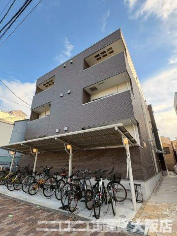 大阪市住吉区遠里小野６丁目のアパートの外観