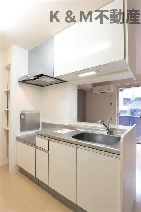 フラッツ酒井根　Ⅱ号棟のキッチン|きれいなキッチンです