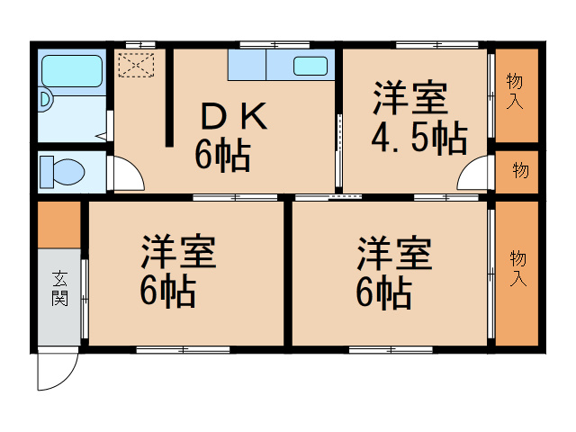 【間取り】 | 第二石崎団地