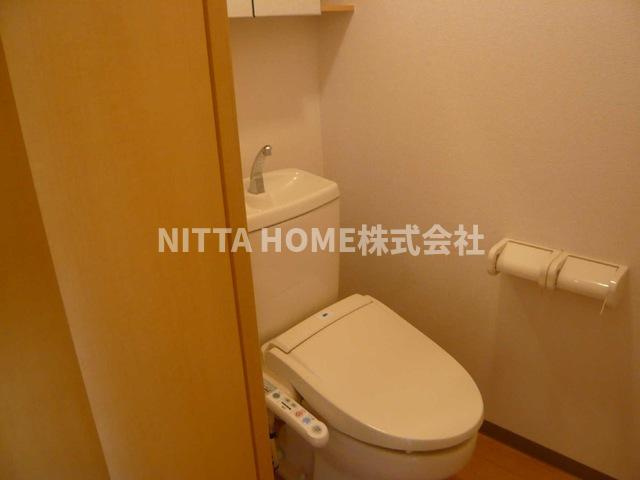 メルヴェールⅡのトイレ|ウォシュレットも付いています◆