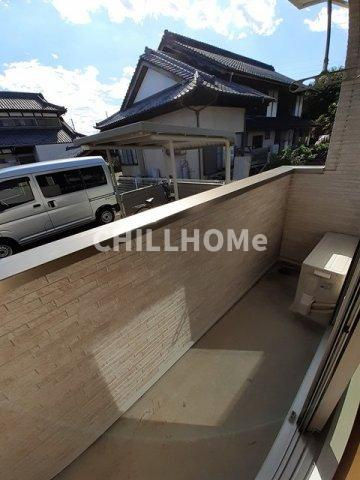 ノースヴィレッジⅣ　Ａのバルコニー|当社、チルホームのHPもご覧ください(^^)/物件情報多数♪