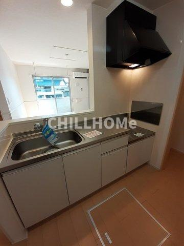 ノースヴィレッジⅣ　Ａのキッチン|当社、チルホームのHPもご覧ください(^^)/物件情報多数♪