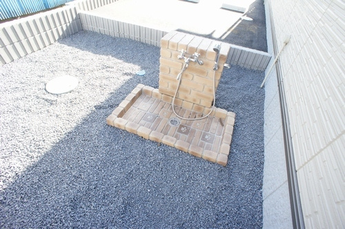 小山市乙女２丁目のテラスのその他共用部分|外水道　ペットの足を洗うことが出来ます