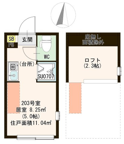 【間取り】 | サンテラス小岩