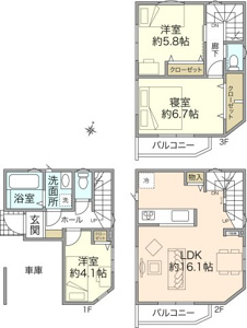 東南側道路に接道し陽当り良好!!