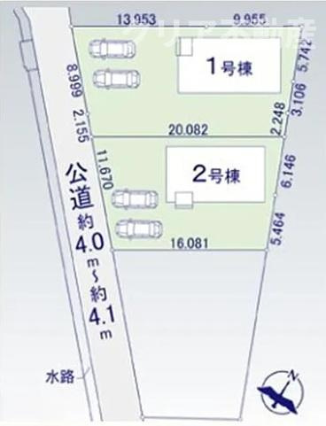 【区画図】 | 佐波郡玉村町1期　新築2号棟リビング20帖！