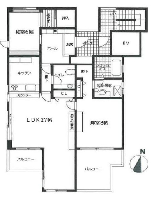 エクセレンス御影の間取り