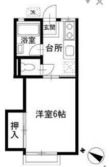 【間取り】 | ヒルズ・フジサワB