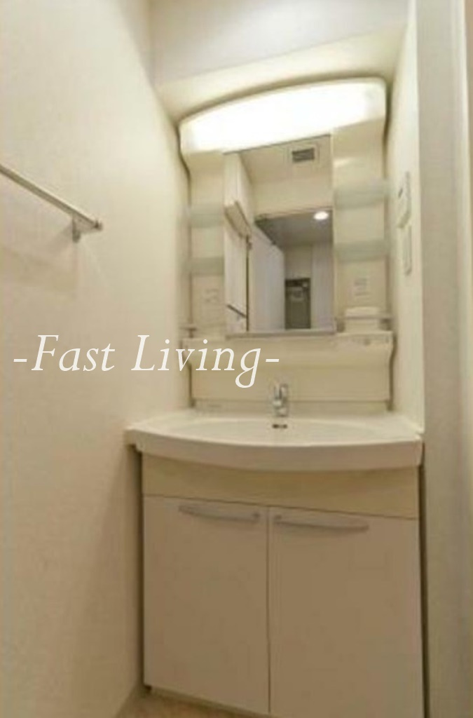 バンブー岩本町の洗面所