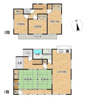 【間取り】 | 戸建 桜川市青柳