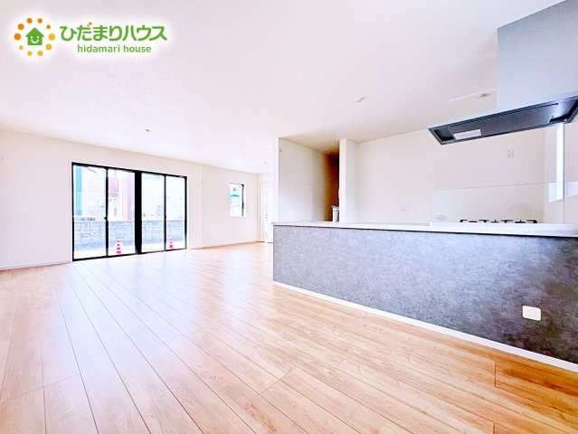 【区画図】 | 水戸市渡里町1期　新築戸建 | 角地なので開放的で陽当たり良好。