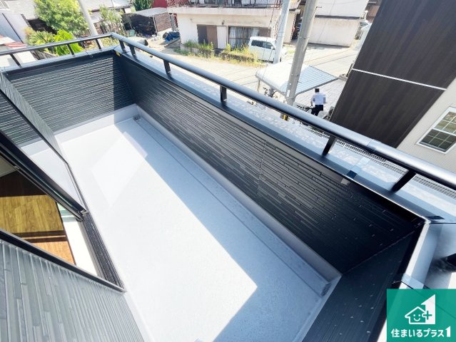 加古郡播磨町古田　新築一戸建てのバルコニー|日当たりのよいバルコニー！お部屋が開放的に！